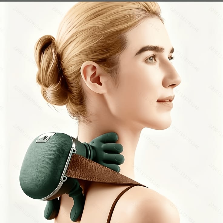 Portable, Bionic Heated Neck and Back Massager