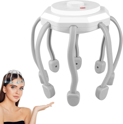 Hair Scalp 8 Vibrating Contacts Massager